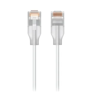 Ubiquiti UACC-Cable-Patch-EL-15M-W kabel sieciowy Półprzezroczysty, Biały Cat6 - Patchcordy - miniaturka - grafika 1