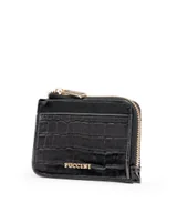 Portfele - Portfel Damski Mały Na Zamek PUCCINI Czarny Skóra Ekologiczna BLP710-1 - miniaturka - grafika 1