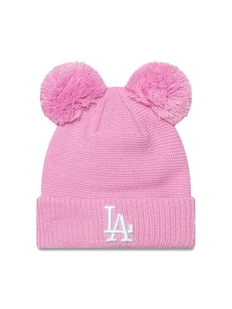 New Era Czapka Wmns Double Pom 60565279 Różowy - Czapki damskie - miniaturka - grafika 1