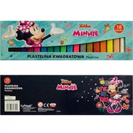 Masy plastyczne - Plastelina Kwadratowa 18 Sztuk Myszka Minnie - miniaturka - grafika 1