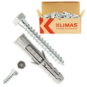 Kołki - WKRĘT-MET Kołek rozporowy z wkrętem z łbem sześciokątnym KKX 12x70mm KKX12070 - miniaturka - grafika 1