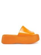 Klapki i japonki damskie - Melissa Klapki Melissa Becky Ad 32818 Pomarańczowy - miniaturka - grafika 1