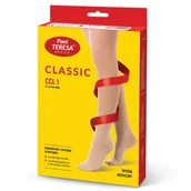 Bielizna lecznicza - Podkolanówki przeciwżylakowe uciskowe PANI TERESA CCL1 palce zakryte / długie beżowe XL, 1szt. >> 0zł za wysyłkę przy zakupach od 149 zł << - miniaturka - grafika 1
