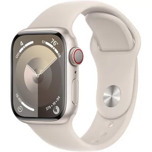 Apple Watch Series 9 GPS + Cellular 41mm Aluminium Sport S/M Beżowy - Smartwatch - miniaturka - grafika 1