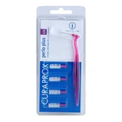 Szczoteczki międzyzębowe - Curaden Perio Plus zapasowe szczoteczki międzyzębowe 5 szt + uchwyt CPS 406 1,7 6,5 mm - miniaturka - grafika 1