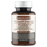 Stawy, mięśnie, kości - Singularis Superior Cytrynian Magnezu + Cytrynian Potasu + Witamina B6, suplement diety, 60 kapsulek Duży wybór produktów |  od 199.99zł | Szybka wysyłka do 2 dni roboczych! | 3651621 - miniaturka - grafika 1