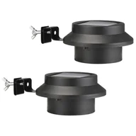 Lampy ogrodowe - HI Zestaw solarnych lamp LED na rynny, 2 szt. - miniaturka - grafika 1