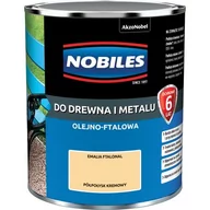 Emalie - Emalia ftalowa Ftalonal Kremowy półpołysk 0,7 l NOBILES - miniaturka - grafika 1