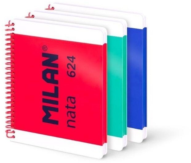 Zeszyt na spirali A5/80K gładki 1918 mix 3szt