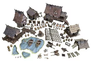 Fantasy Village - Akcesoria do gier planszowych - miniaturka - grafika 1