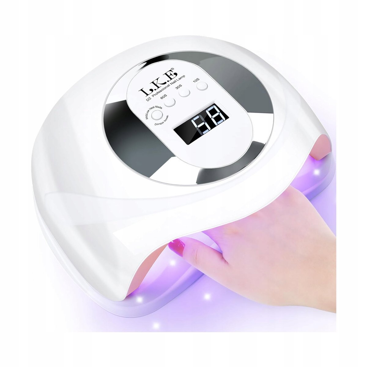 Lampa UV Do Paznokci Hybryd Żeli Manicure 36 Diod 180W LKE