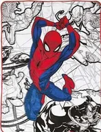 Koce i narzuty dla dzieci - KOC CORAL SPIDERMAN 130x170 cm - miniaturka - grafika 1