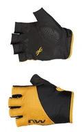 Rękawiczki rowerowe - RĘKAWICE ROWEROWE NORTHWAVE FAST Short Finger - Ochre / Black - Rozmiar M - miniaturka - grafika 1