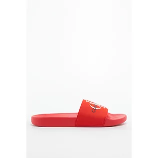 Klapki i japonki męskie - Klapki Calvin Klein Jeans SLIDE MONOGRAM CO RED - 43 - grafika 1