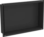 Półki łazienkowe - Mexen X-Wall-NR półka wnękowa bez kołnierza 45 x 30 cm, czarna - 1971453010 - miniaturka - grafika 1