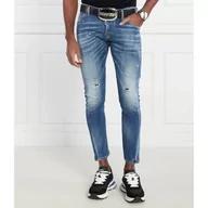 Spodnie męskie - Dsquared2 Jeansy Sexy Twist Jean | Slim Fit | denim - miniaturka - grafika 1