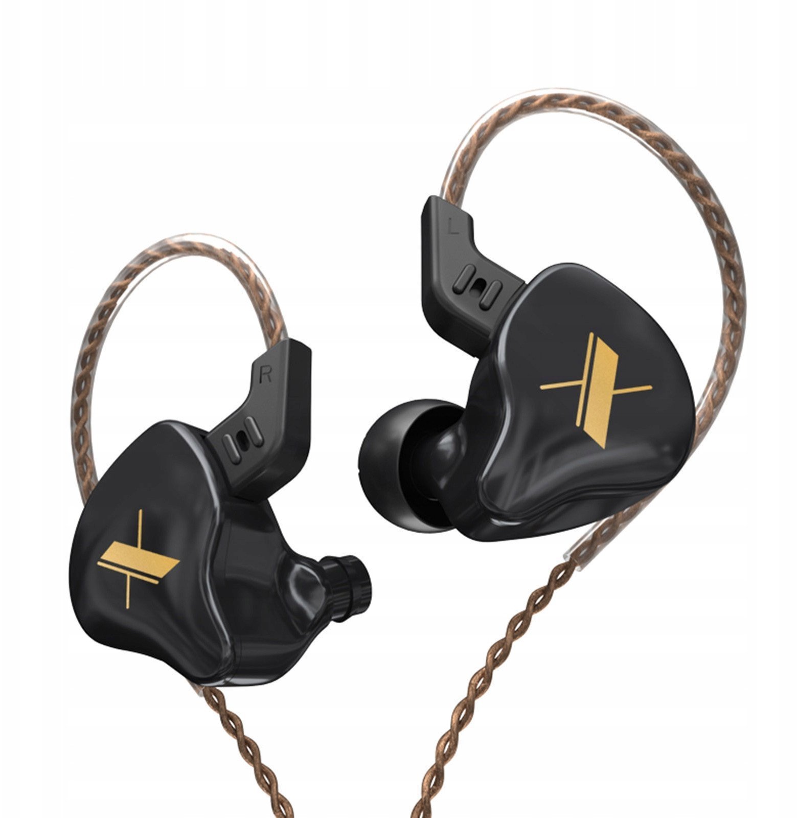 KZ EDX - bez mikrofonu - black