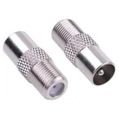 Inne akcesoria audio-wideo - Złącze Wtyk Antenowy - Gniazdo "F" Lb0035 Hq Cu Libox Pak. - miniaturka - grafika 1