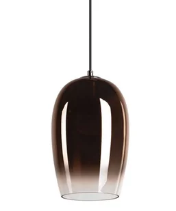 Lampa wisząca bez rozety PANTILO OVAL E27 - mosiądz/chrom - Lampy sufitowe - miniaturka - grafika 1