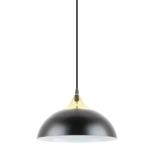 Sarda lampa wisząca 1xE27 czarna/złota A8134 - Lampy sufitowe - miniaturka - grafika 1