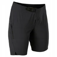 Spodenki rowerowe - Spodenki rowerowe Fox Lady Flexair Lite M black - miniaturka - grafika 1