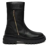 Botki damskie - Botki LOVE MOSCHINO JA24245G0LIA0000 Czarny - miniaturka - grafika 1