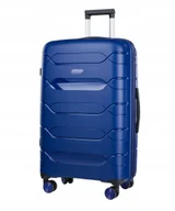 Walizki - Walizka Duża Podróżna Na Kółkach Twarda Lekka PUCCINI Granatowa PP020A-1-7A - miniaturka - grafika 1