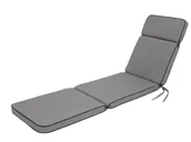 Poduszki ogrodowe - Poduszka na leżak Iris - Grafit IRI - miniaturka - grafika 1