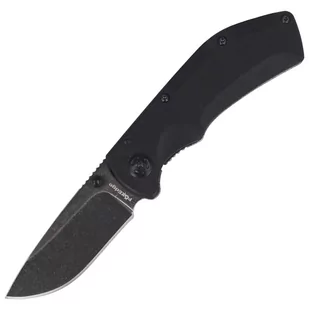 Nóż składany FoxEdge Pop Smoke G10 Black, Stone Washed PVD by Russ Kommer (FE-023) - Noże - miniaturka - grafika 1