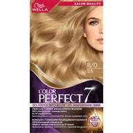 Farby do włosów i szampony koloryzujące - Wella Color Perfect 7, farba do włosów, 8/0 jasny blond, 50ml - miniaturka - grafika 1