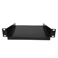 Akcesoria do szaf serwerowych - Półka rack 10'' 1u 200mm, netrack, czarna 110-100-200-002 - miniaturka - grafika 1