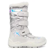 Buty dla dziewczynek - Śniegowce Primigi GORE-TEX 8881666 S Srebrny - miniaturka - grafika 1