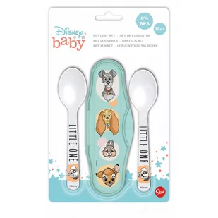 Zestaw Sztućców DISNEY w Etui Łyżeczka 2szt. - Sztućce dla dzieci - miniaturka - grafika 1