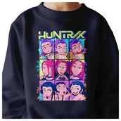 Bluzy dla dziewczynek - BLUZA DZIECIĘCA K-POPOWE ŁOWCZYNIE DEMONÓW HUNTRIX 134-140 BAWEŁNIANA - miniaturka - grafika 1