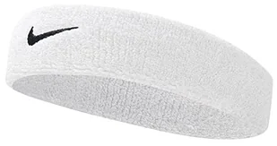 Nike Unisex-Dorosły Swoosh N.NN.07.101.OS Opaska na Głowę, Biały, M - Ozdoby do włosów - miniaturka - grafika 1