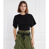 Koszulki i topy damskie - Pinko T-shirt | Cropped Fit - miniaturka - grafika 1