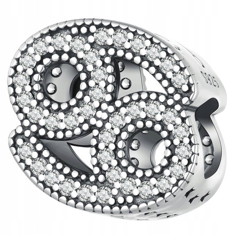 Charms Zawieszka Charms Znak Zodiaku Rak Srebro 925 Charmsy Trusky