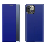 Etui i futerały do telefonów - Sleep Case pokrowiec etui z klapką typu Smart Cover iPhone 13 mini niebieski - miniaturka - grafika 1