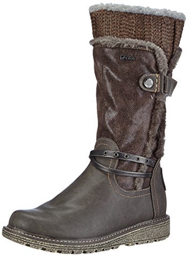 s.Oliver 56604 kozaki dziewczęce z półcholewką, Braun Mocca Comb 312, 39 eu