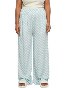 Urban Classics Spodnie w kolorze błękitno-białym - Spodnie damskie - miniaturka - grafika 1