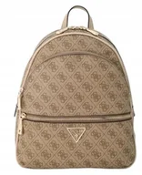 Torebki damskie - GUESS MANHATTAN DAMSKI PLECAK BRĄZOWY CASUAL GNA - miniaturka - grafika 1