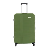 Walizki - Walizka podróżna w poziome paski 28" - zielony Semi Line - miniaturka - grafika 1