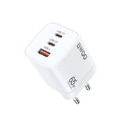 Ładowarki samochodowe - BWOO ładowarka CDA147 65W GaN TRAVEL CHARGER 2 x USB-C, 1 x USB- A - miniaturka - grafika 1