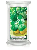 Świece - Leprechaun Treats - Kringle Candle - duża świeca z dwoma knotami (624g) - seria St.Patrick Day - miniaturka - grafika 1