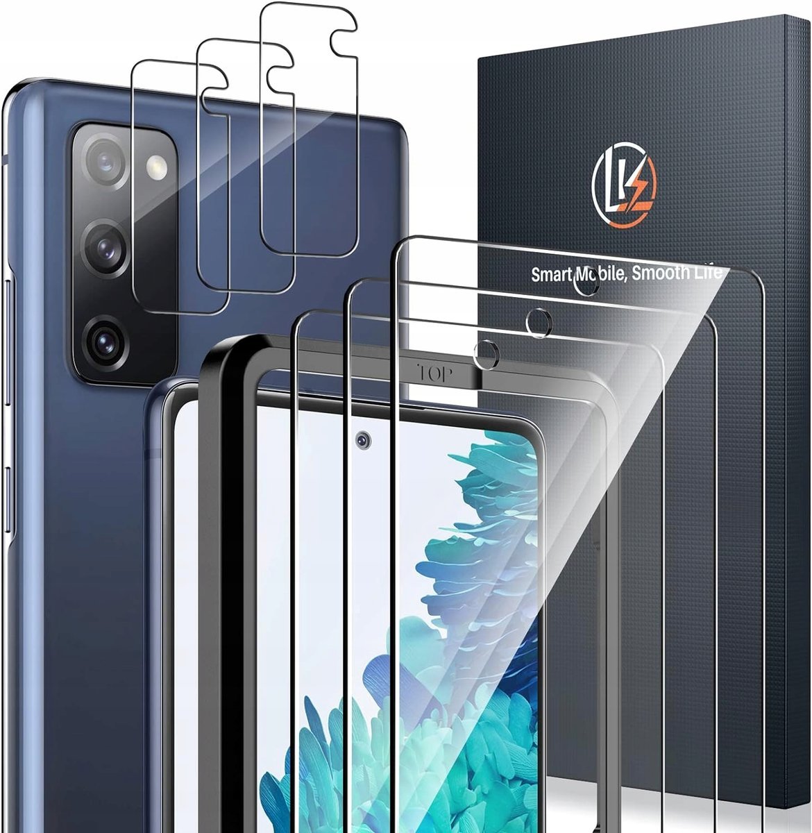 Szkło Hartowane z Osłoną Na Obiektyw do Samsung Galaxy s20 FE 3.szt