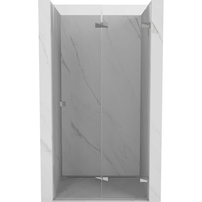 Mexen Lunar-F drzwi prysznicowe składane prawe 85 cm, transparent, chrom - 836-085-000-01-00-P