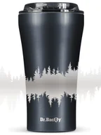 Kubki termiczne - Kubek termiczny na kawę Dr.Bacty Apollo 2.0 - Las - 360 ml - Gunmetal - miniaturka - grafika 1