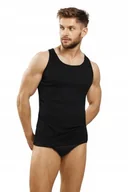 Koszulki męskie - Podkoszulka męska bawełniana GUCIO ramiączka rozm. M CZARNA - miniaturka - grafika 1