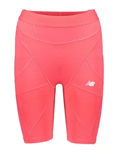 Spodnie sportowe damskie - New Balance Szorty sportowe w kolorze różowym - grafika 1