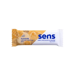 SENS Baton proteinowy z mąki ze świerszczy Pleasure 40 g wiśnia gorzka czekolada - Batony proteinowe - miniaturka - grafika 2